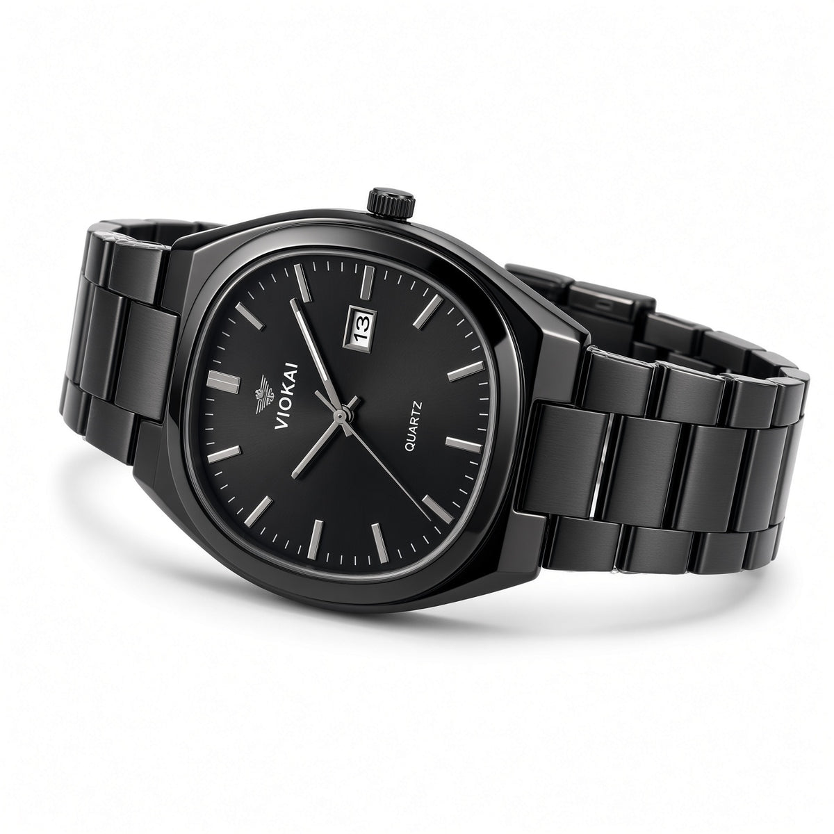 VIOKAI Black Quartz Watch