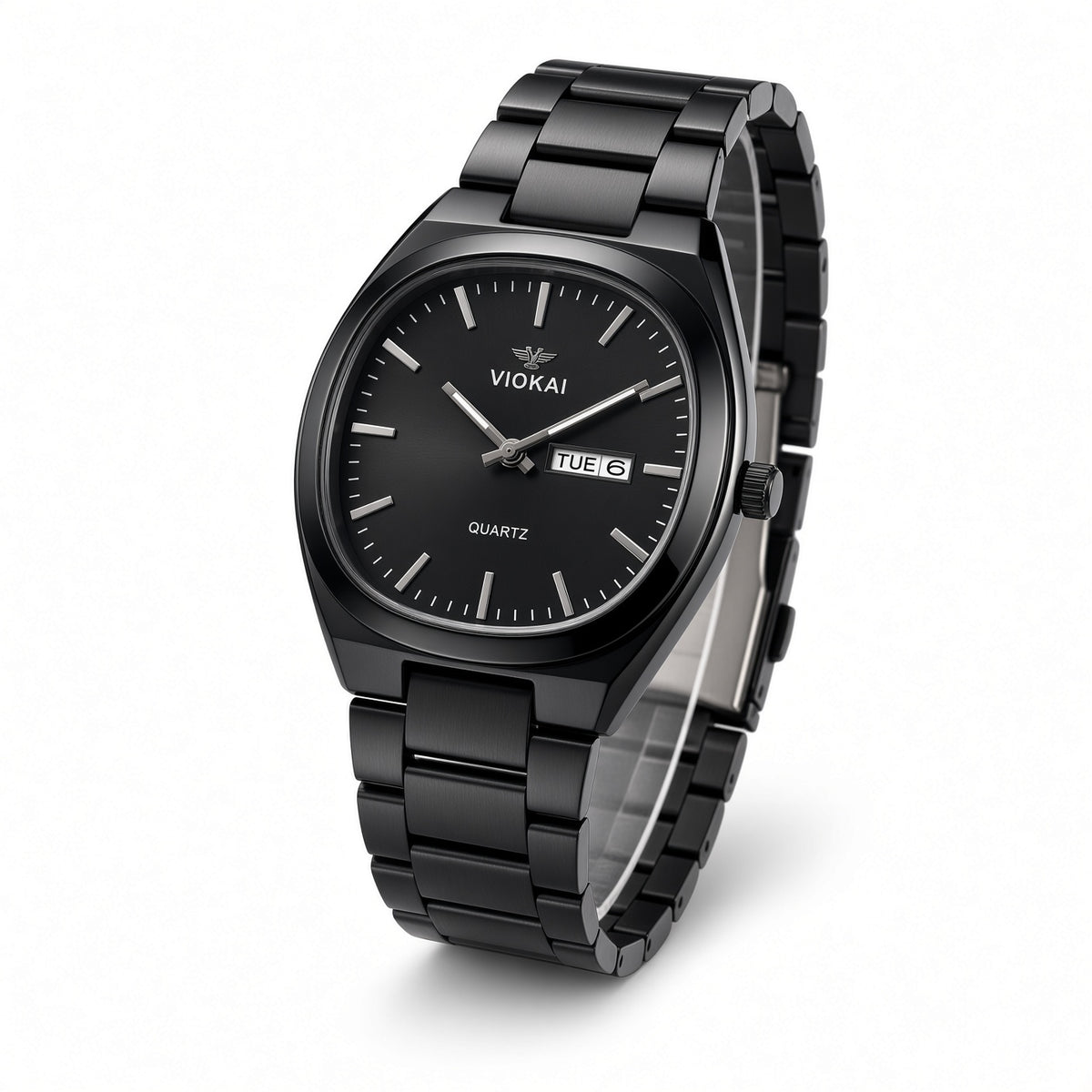 VIOKAI Black Quartz Watch