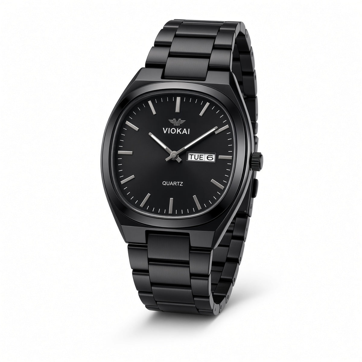VIOKAI Black Quartz Watch