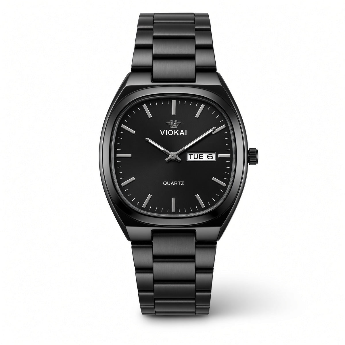 VIOKAI Black Quartz Watch